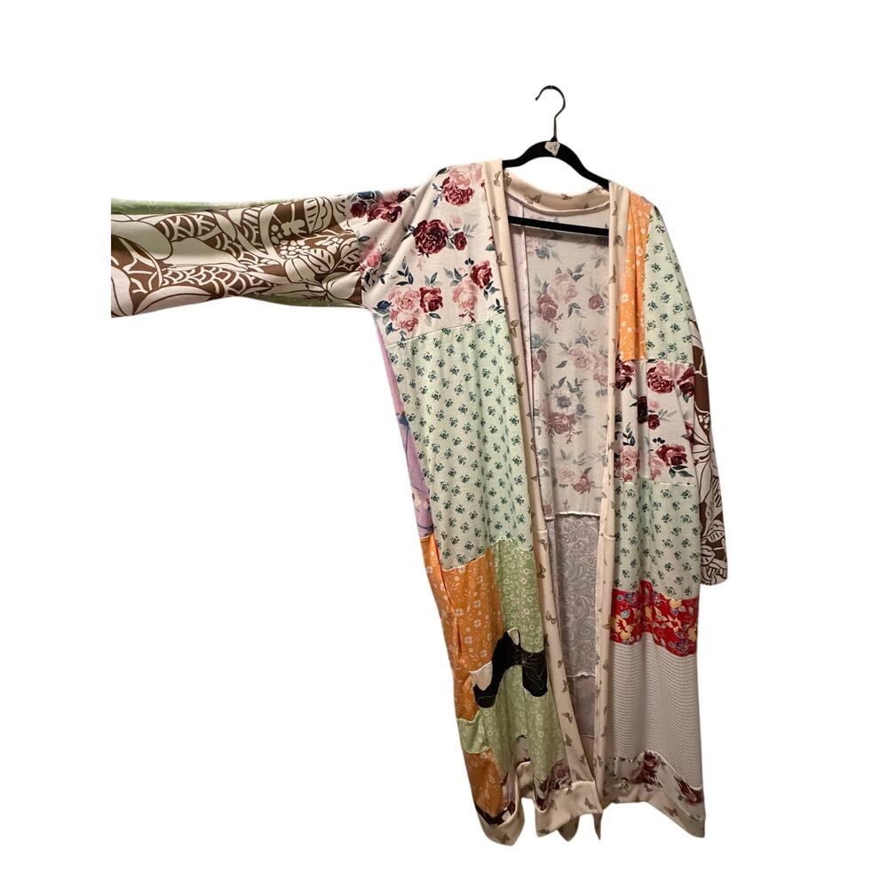 Floral duster handmade patchwork - Picture 2 of 9